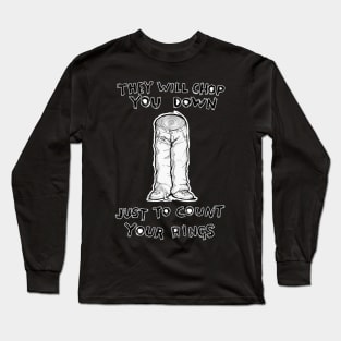 Rings - Aesop Rock - Illustrated Lyrics Long Sleeve T-Shirt